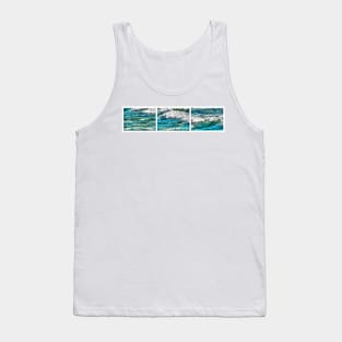 Cresting Waves Triptych Tank Top